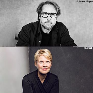 Cordula Stratmann und Bjarne Mädel